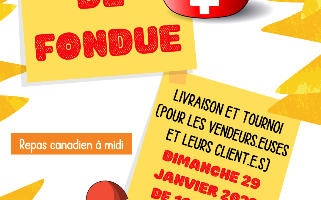 Vente de fondue – 2ème édition