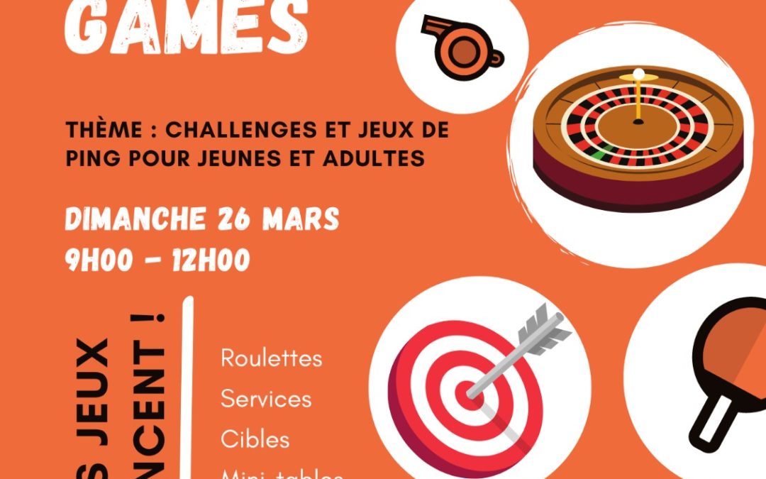 LCTT PING PONG GAMES 26 MARS 2023