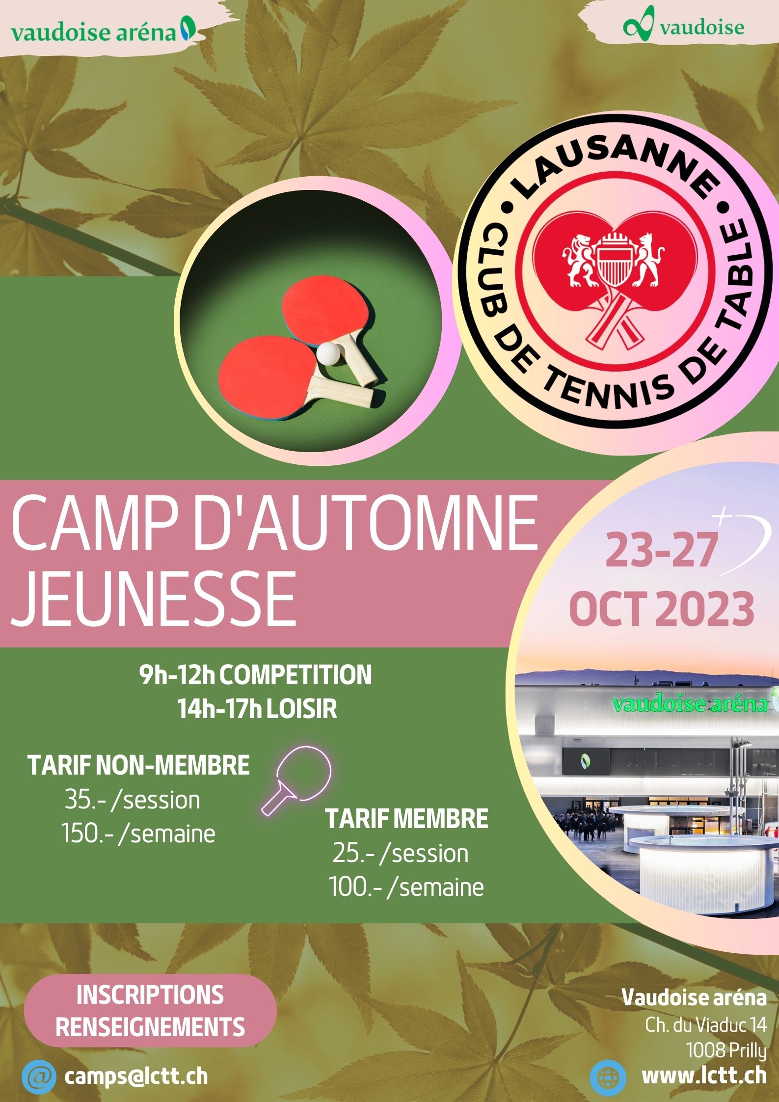 Camp d'automne jeunesse 2023