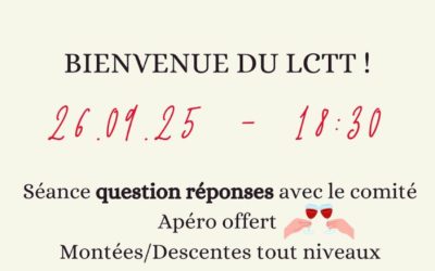 Apéro de bienvenue LCTT