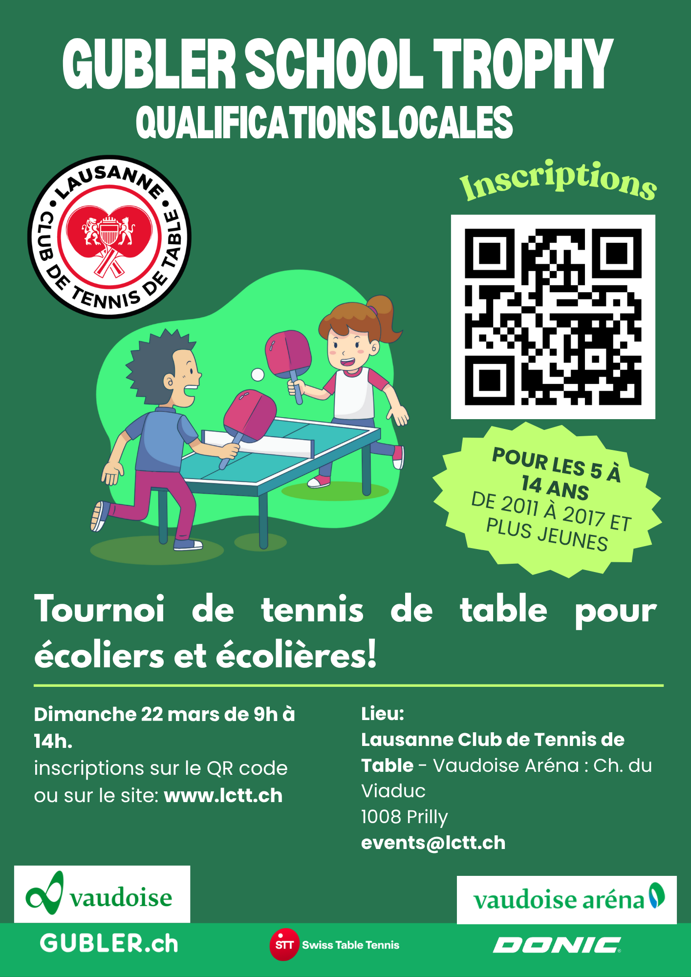 Gubler School Trophy Affiche 2026